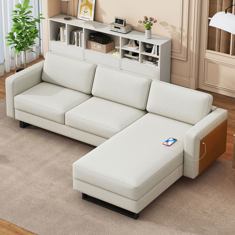 Latitude Run SOFA The Best Choice Products Upholstered Sectional Sofa For Families sectional sofa sectional couch Wayfair